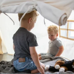 Sunny Nova Tafeltent Voor Kinderen - Speeltent Van Katoen - Crème