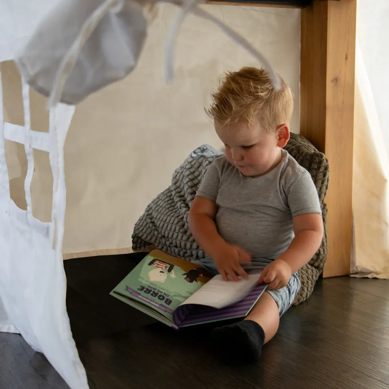 Sunny Nova Tafeltent Voor Kinderen - Speeltent Van Katoen - Crème