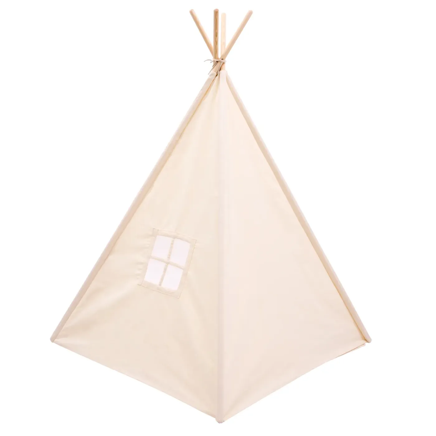 Sunny Vera Tipi Tent Voor Kinderen - Speeltent Met Ramen - Crème