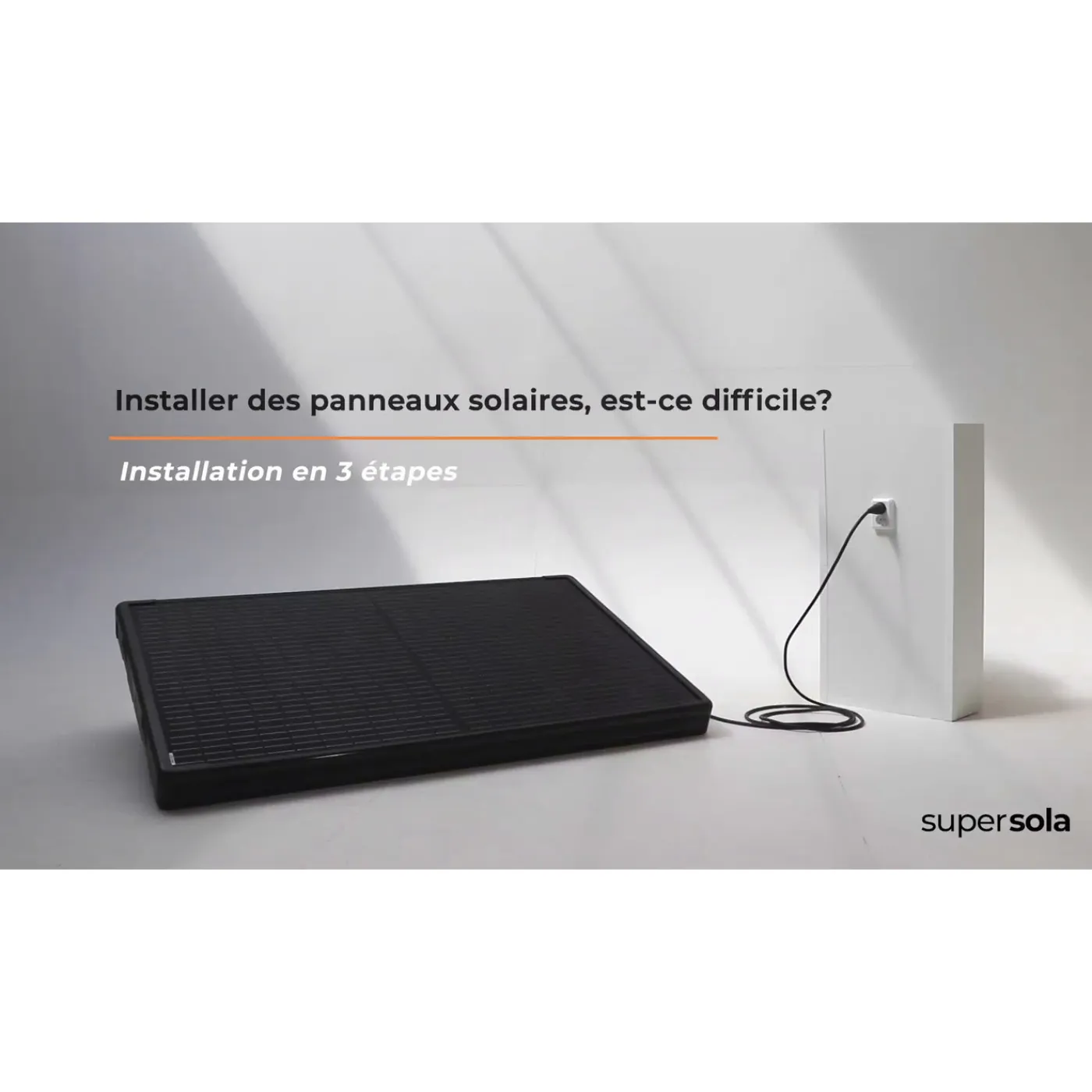 Supersola zonnepaneel 370 W plug & play
