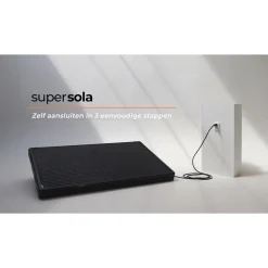 Supersola zonnepaneel 370 W plug & play