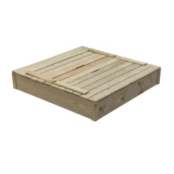 SwingKing zandbak Robert hout 120x120x25cm