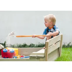 SwingKing zandbak Robert hout 120x120x25cm