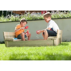 SwingKing zandbak Robert hout 120x120x25cm