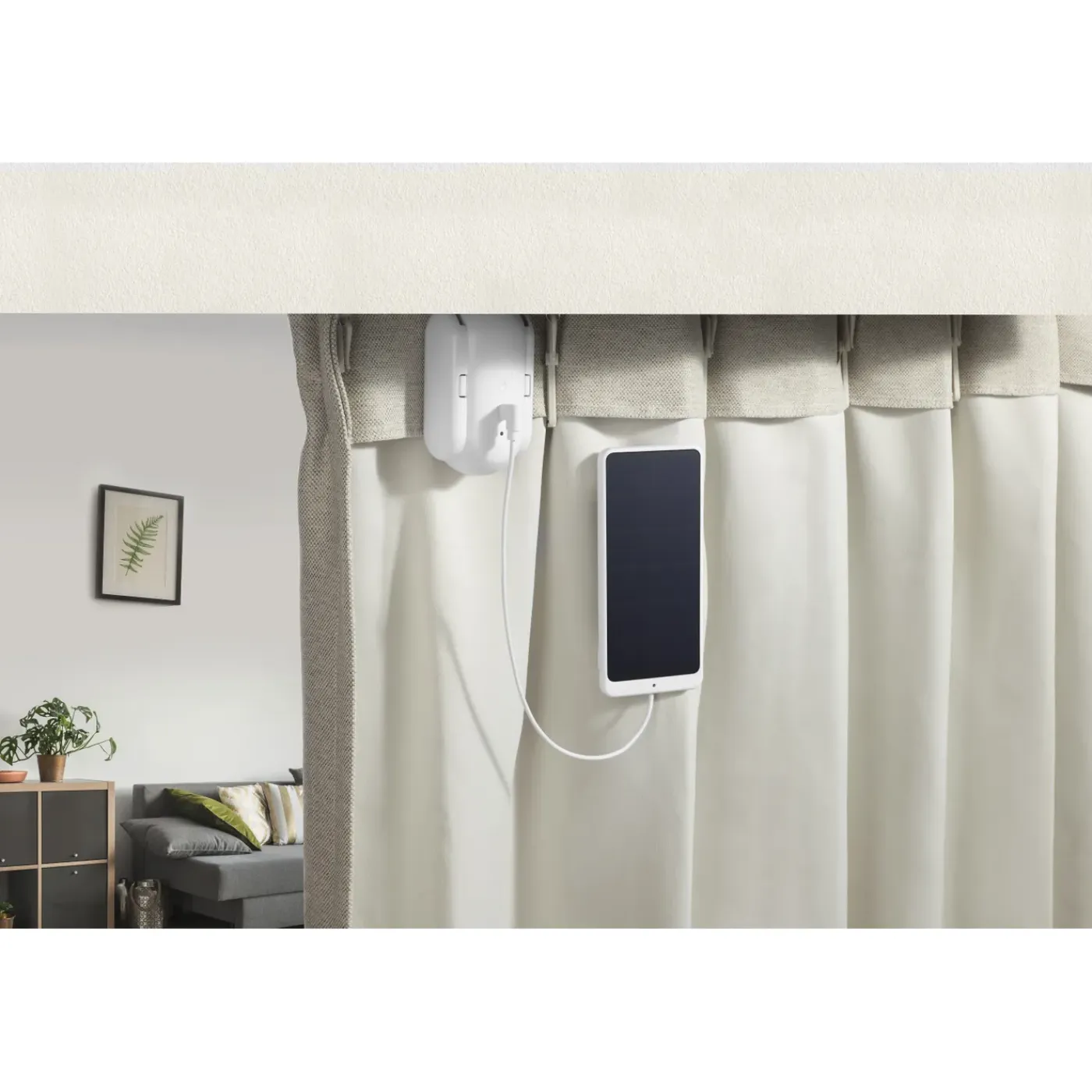 Overig SwitchBot Zonnepaneel - Wit - Voor Curtain - Compact Formaat