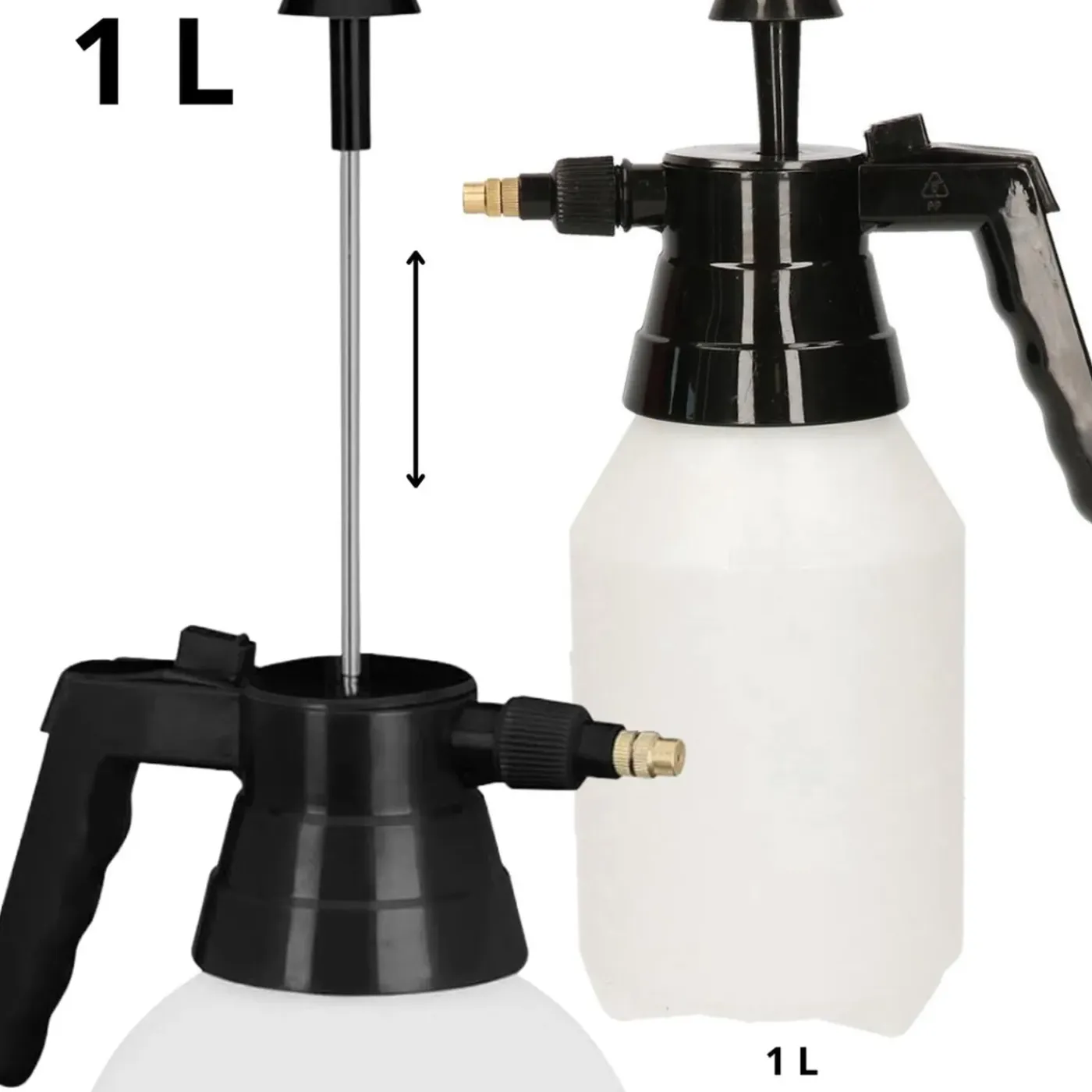 Synx Tools Hogedruk plantensproeier Drukspuit, 1.5 liter - druksproeier -plantenspuit / bewatering