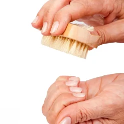 Synx Tools Nagelborstel hout set van 4 stuks - schrobborstels - nagel borstel - Voordeelverpakking
