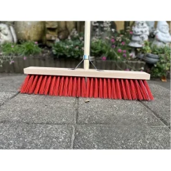 Synx Tools Rechte Schoffel Met 160cm Steel en Nylon Straatbezem 60cm-Buitenbezem - Schoffel