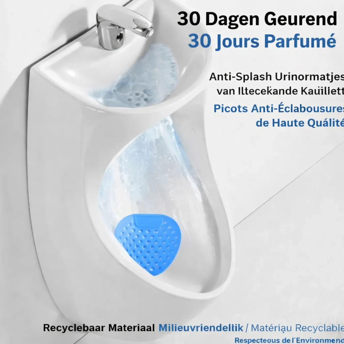 Synx Tools Urinoirmatje Met Frisse Geur - 30 Dagen Luchtverfrisser -urinoirmatten – 20 Stuks