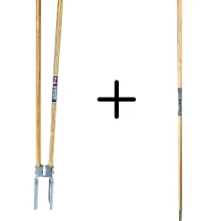 Synx Tools - Voegenmes Rvs + Spear & Jackson Palenzetter - Met 2 Essenhout Stelen