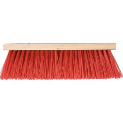 Talen Tools - Bezemkop - Buitenbezem - Rood - Fsc Hout/nylon - 41 Cm