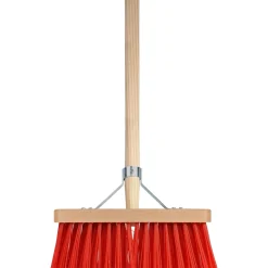 Talen Tools Straatbezem - Rood - Nylon Haren - 28cm - 140cm