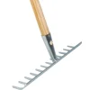 Central Park Talen Tools Tuinhark 12 Tands - Verzinkt Staal - Werkbreedte 30cm - Steel 160cm