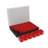 Tayg Assortimentsdoos, 32 Uitneembare Bakjes, Transparant Deksel, 330 Mm X 247 Mm X 54 Mm
