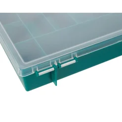 Tayg Assortimentsdoos, 17 Vaste Compartimenten, Transparant Deksel, 330 Mm X 274 Mm X 54 Mm