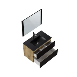 T-Bath badmeubelset Milenio Indus zwart eik