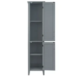Teamson Home - Hoge Kast - Vrijstaand - Grijs