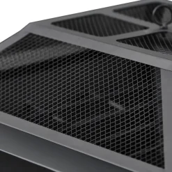 Teamson Home Vuurschaal Pt-fw0002 Metalen Ontwerp Met Geometrische Basis