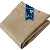 Tecplast Pvc Afdekzeil 3x4 M Donker Beige Lp506mu - Waterdicht