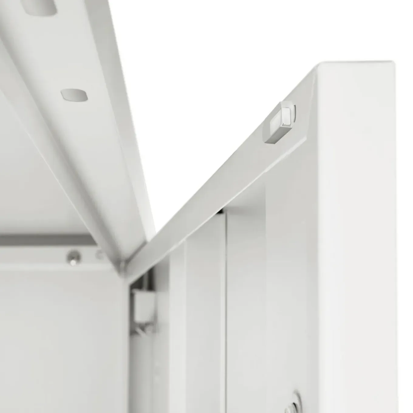 Tectake - Archiefkast - Staal - Grijs - 3 Verstelbare Vakken - Met Slot - 60x40x100cm
