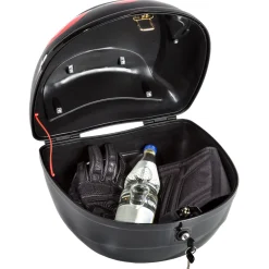 Tectake Bagage Koffer - Motorkoffer Top Case Ca. 22 Liter - Zwart