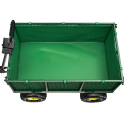 Tectake Bolderwagen Transportkar Xxl Max. 550kg - Groen