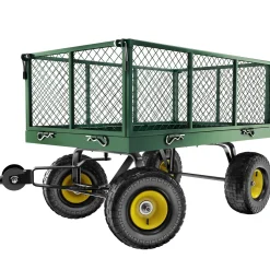 Tectake Bolderwagen Transportkar Xxl Max. 550kg - Groen