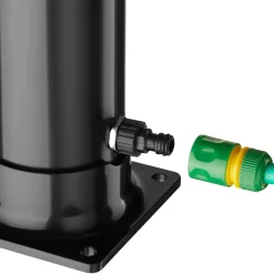 Tectake Buitendouche - 20L - Water tot 60°C - Met Beschermhoes en Zeepbakje - Tuinslangaansluiting