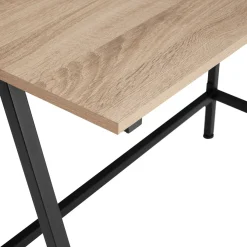 Tectake Bureau Newton 100x50x77cm - Industrieel Licht Hout - Eiken Sonoma