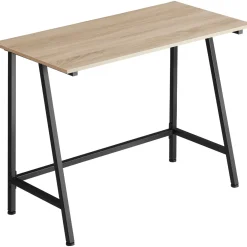 Tectake Bureau Newton 100x50x77cm - Industrieel Licht Hout - Eiken Sonoma