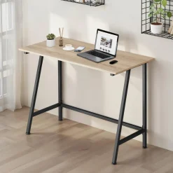 Tectake Bureau Newton 100x50x77cm - Industrieel Licht Hout - Eiken Sonoma