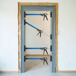 Tectake 4 Deurspanners - 51 Bis 115cm - Blauw