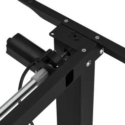Tectake Elektrisch Bureau Onderstel - 71-116 Cm Hoogteverstelbaar - Zwart - Met Geheugenfunctie