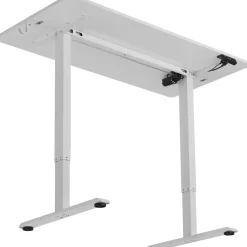 Tectake Elektrisch Verstelbaar Bureau - Onderstel 2 Niveaus - Wit - 120 X 60 Cm - Met Geheugen