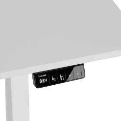 Tectake Elektrisch Verstelbaar Bureau - Onderstel 2 Niveaus - Wit - 120 X 60 Cm - Met Geheugen