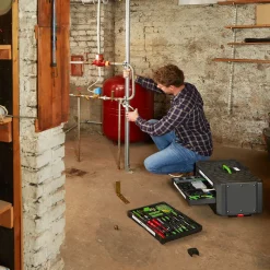 Tectake Gereedschapskoffer 899 Onderdelen Met 4 Laden - Zwart