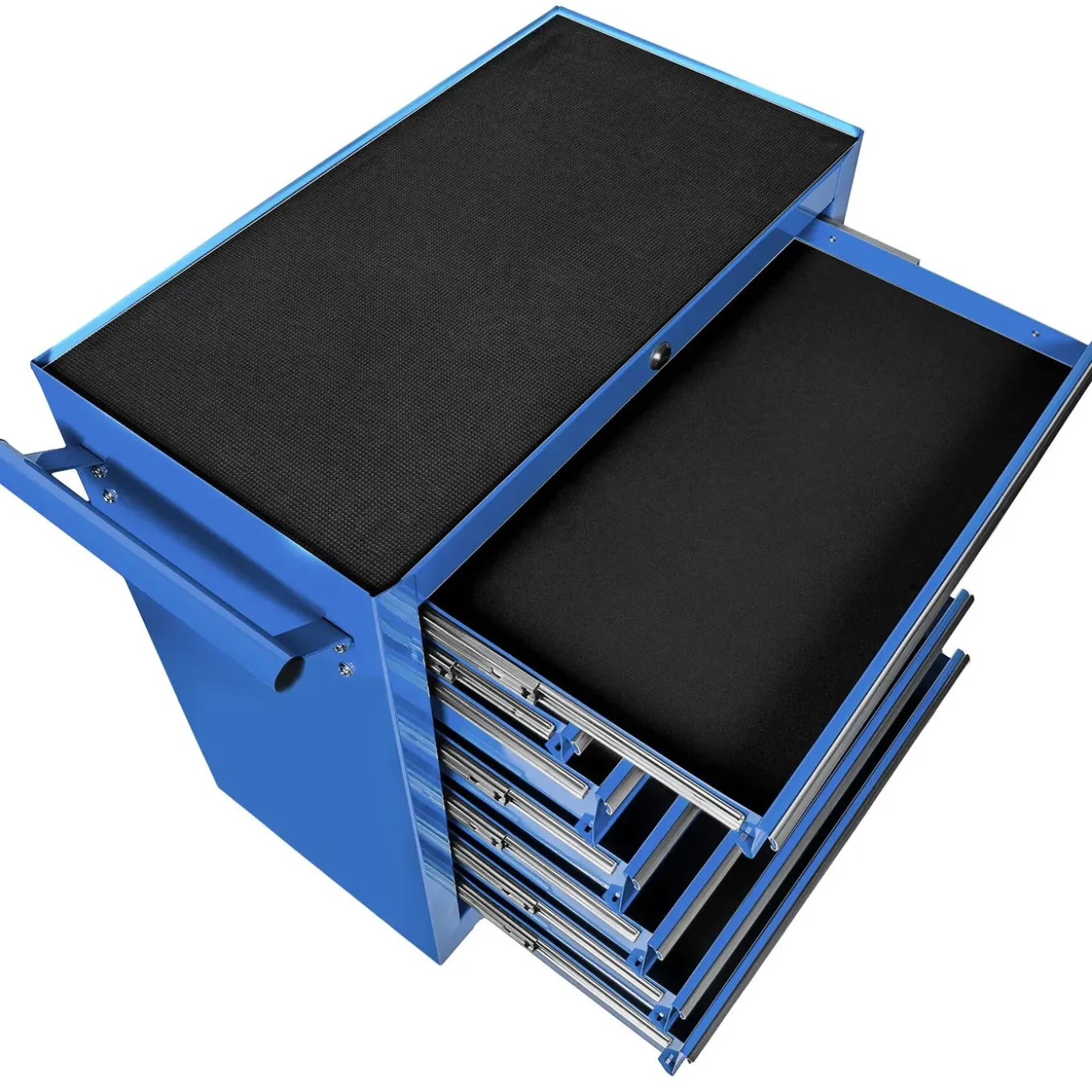 Tectake Gereedschapswagen Met 7 Lades - Blauw