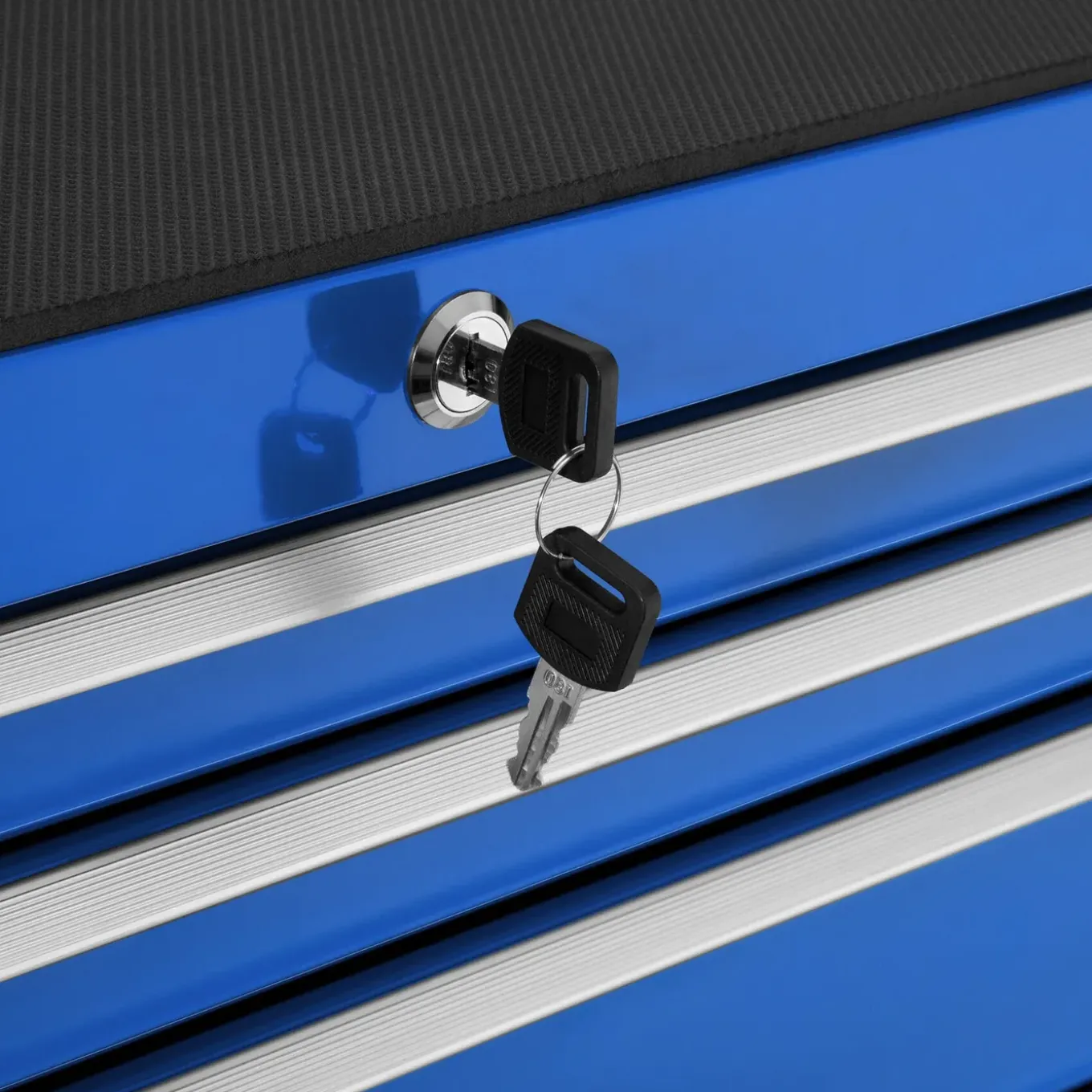 Tectake Gereedschapswagen Met 7 Lades - Blauw