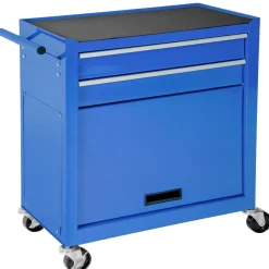 Tectake Gereedschapswagen Met 10 Vakken - Blauw
