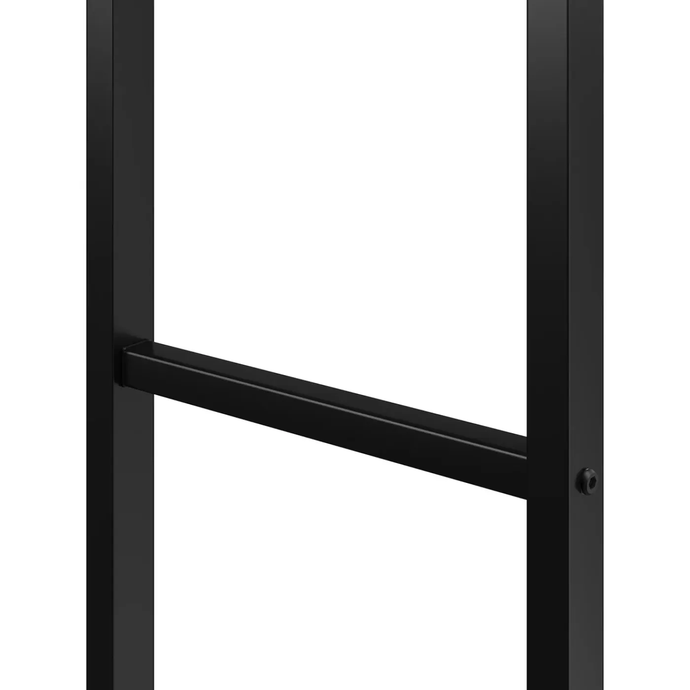 Tectake Haardhoutrek Tuby - Voor Binnen & Buiten - 100,5x25x150cm - Zwart