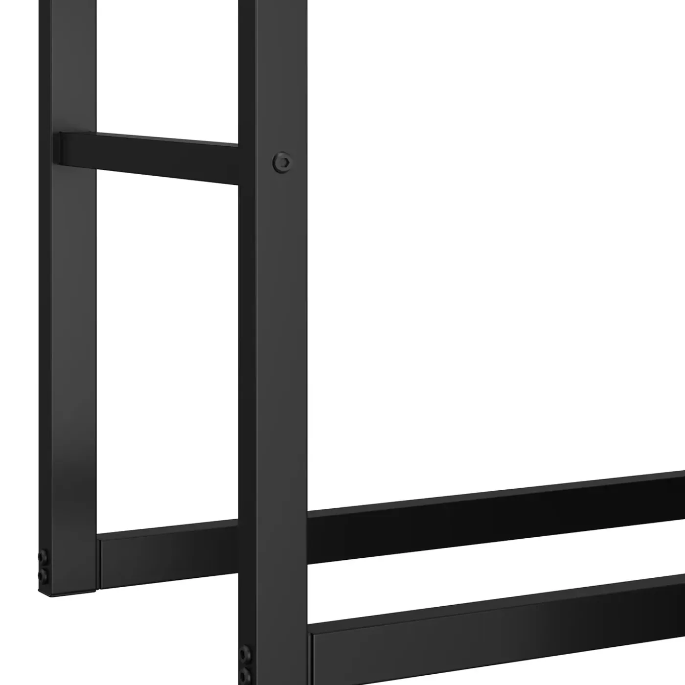 Tectake Haardhoutrek Tuby - Voor Binnen & Buiten - 100,5x25x150cm - Zwart