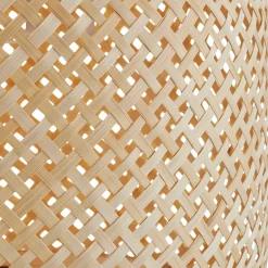 Tectake - Hanglamp Lignea Lux Van Bamboe, In Boho-stijl, 40w - Bruin