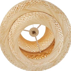 Tectake - Hanglamp Lignea Lux Van Bamboe, In Boho-stijl, 40w - Bruin