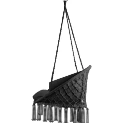 Tectake Hangstoel Grazia - Zwart