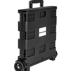 Tectake ® Inkooptrolley - Boodschappen Trolley Opvouwbaar - Zwart
