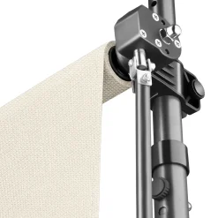 Tectake Klemluifel Met Zwengel, In Hoogte Verstelbaar, 350 X 180 Cm, Beige