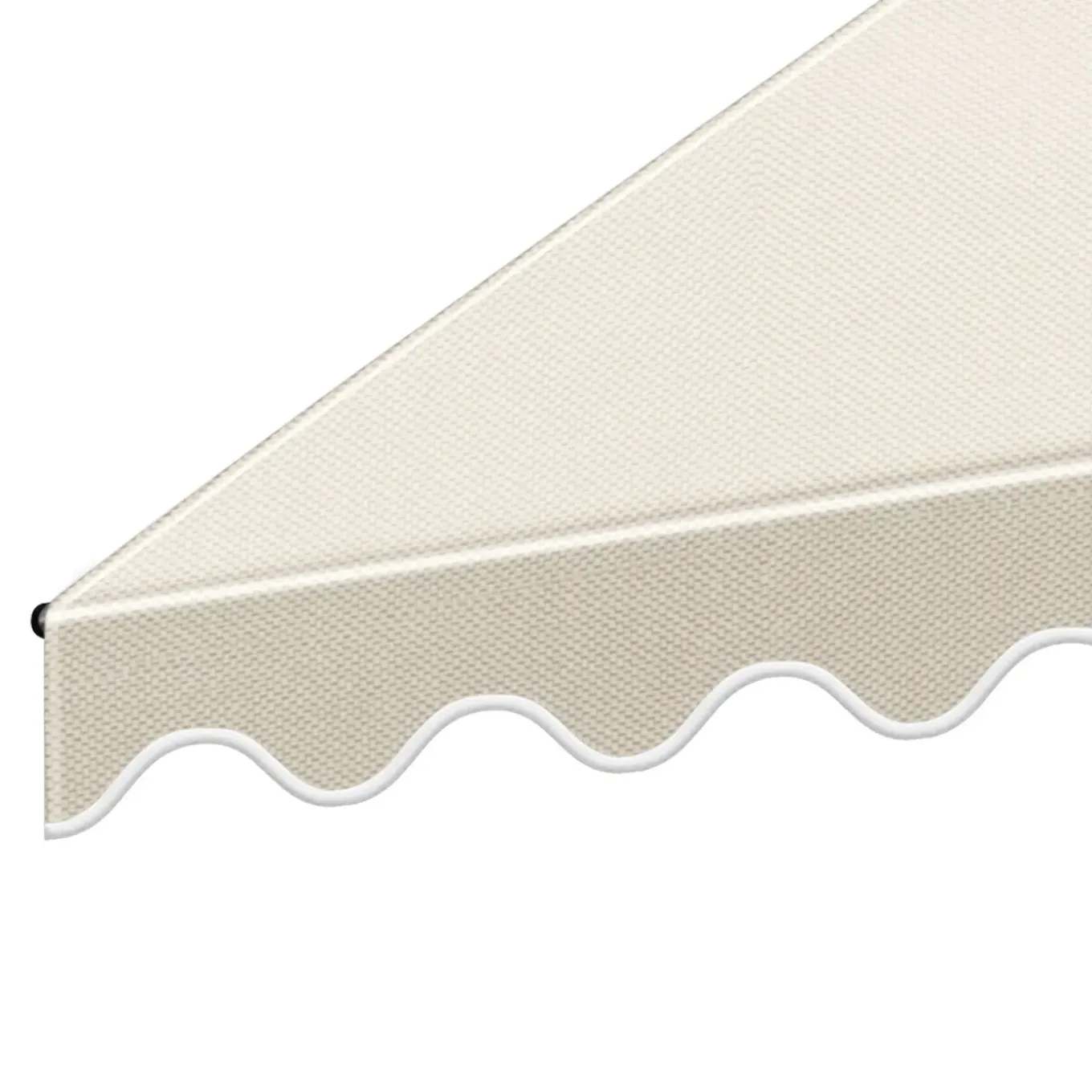 Tectake Klemluifel Met Zwengel, In Hoogte Verstelbaar, 350 X 180 Cm, Beige