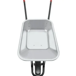 Tectake Kruiwagen - 100l - Verzinkt Staal - 250kg Draagvermogen - Tuinkruiwagen