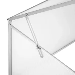 Tectake Kweekbak Van Aluminium Met Vergrendelbaar Dak - Transparant