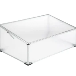 Tectake Kweekbak Van Aluminium Met Vergrendelbaar Dak - Transparant
